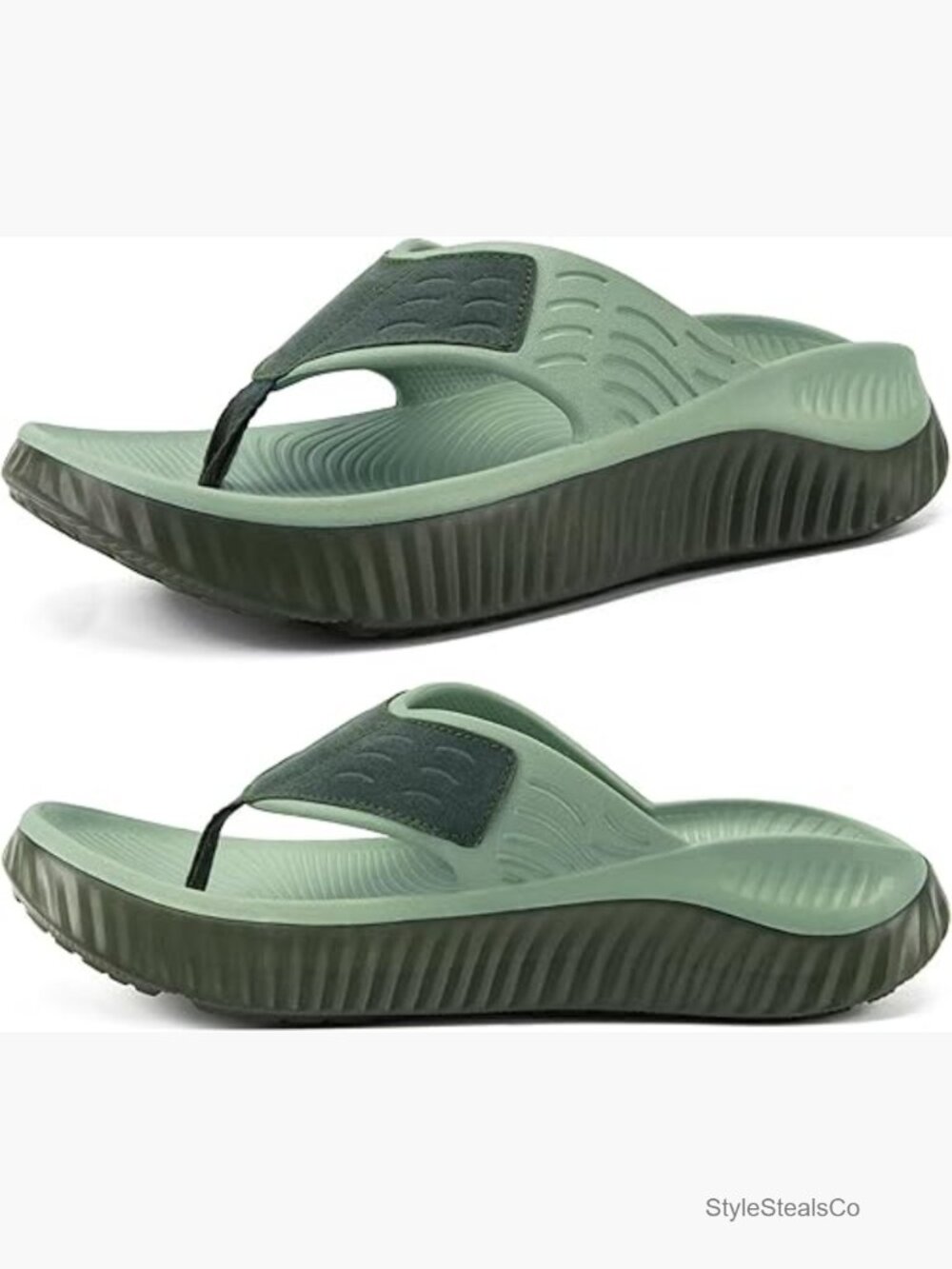 Recovery Flip Flops With Arch Support Orthotic Thong Sandals Post-Exercise